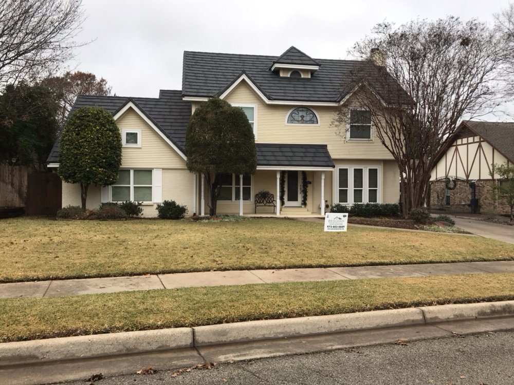 Another Beautiful Stone Coated Steel Roof Completed Hy Customers Photo Of J Duncanson Roofing Burleson Tx United States Another Beautiful Stone