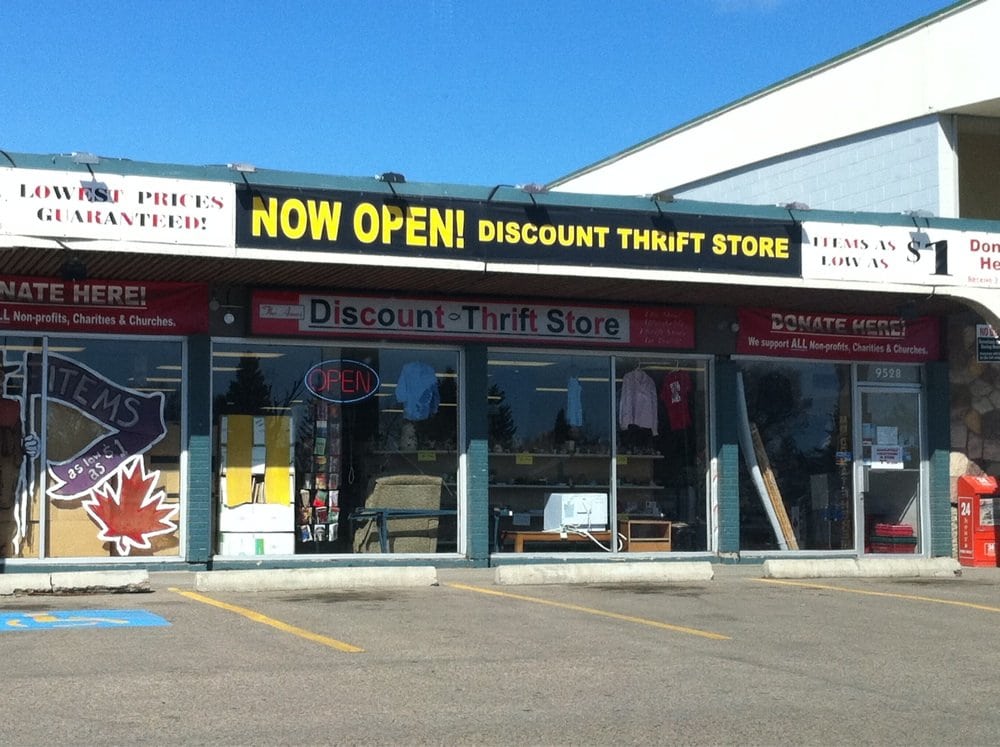 Discount Thrift Store CLOSED Thrift Stores 9528 163 Street