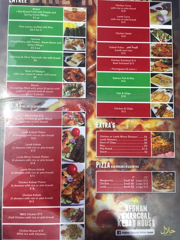 kebab menu charcoal queensbury Yelp Menu