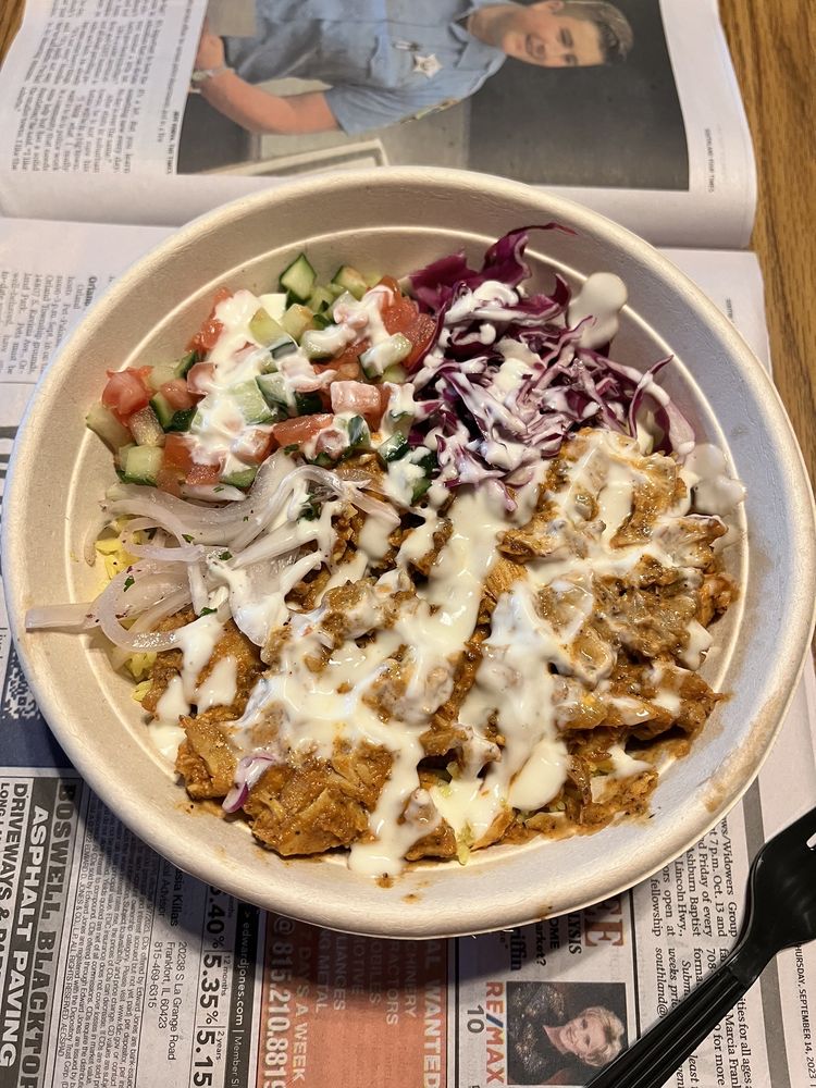 Food from Shawarma Bros