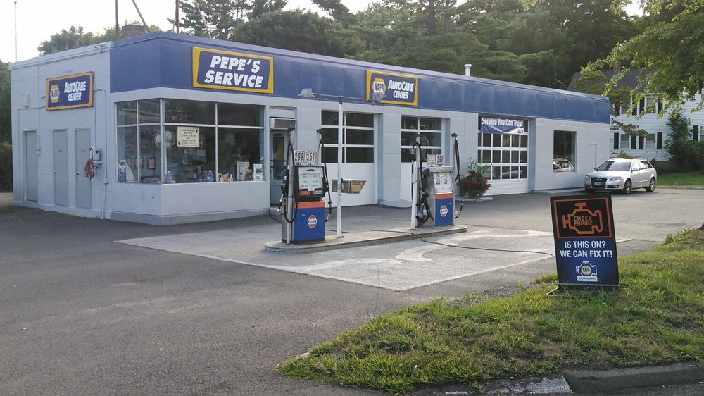 Pepe’s Service Station Gas Stations 177 Main St, Branford, CT