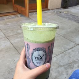 Matcha Milk Tea w/ boba