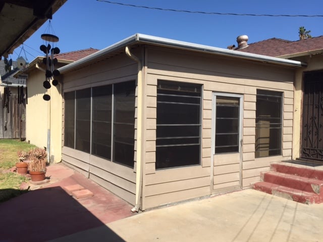 Patio Re Screen With Gline Plastic Panels In Pico Rivera Ca Photo Of Covina Screen Ca United States Patio Re