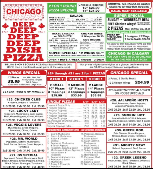 Chicago Deep Dish Pizza 12 Photos Pizza 34 Edgedale Dr NW