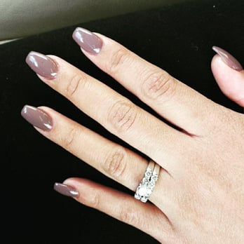 color 27, medium length coffin shaped nails , Yelp