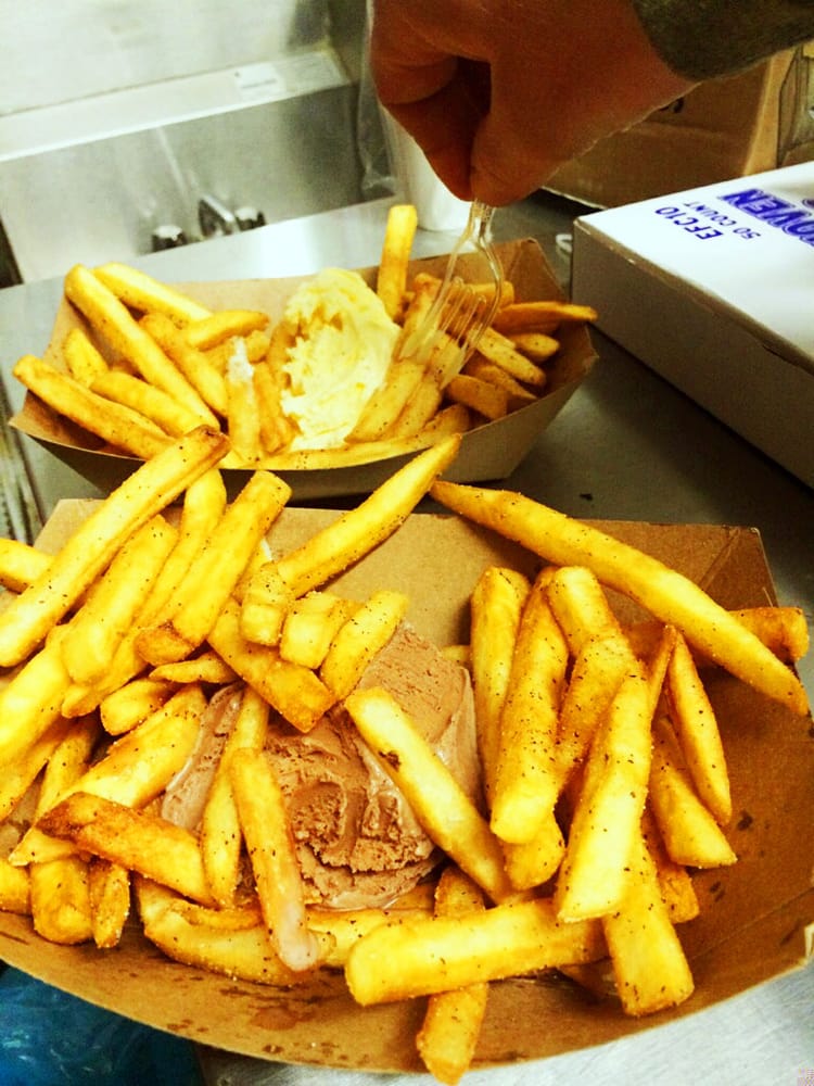 dogs n frys dogs n frys chocolate and vanilla topped with fries yelp dogs n frys dogs n frys chocolate and vanilla topped with fries yelp