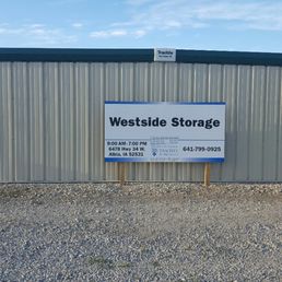 Albia Westside Mini Storage 10 Photos Self 6478 Hwy Photo Of Albia Westside Mini Storage Ia United States Sign