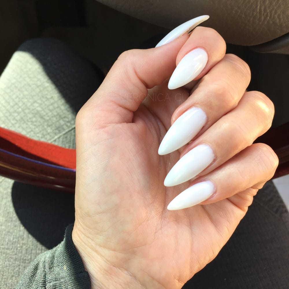 Marshmallow Acrylic Nails Nail Ftempo