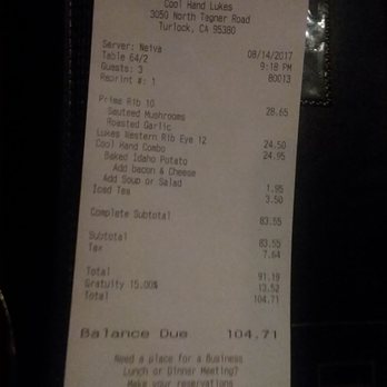 Cool hand lukes coupons turlock ca