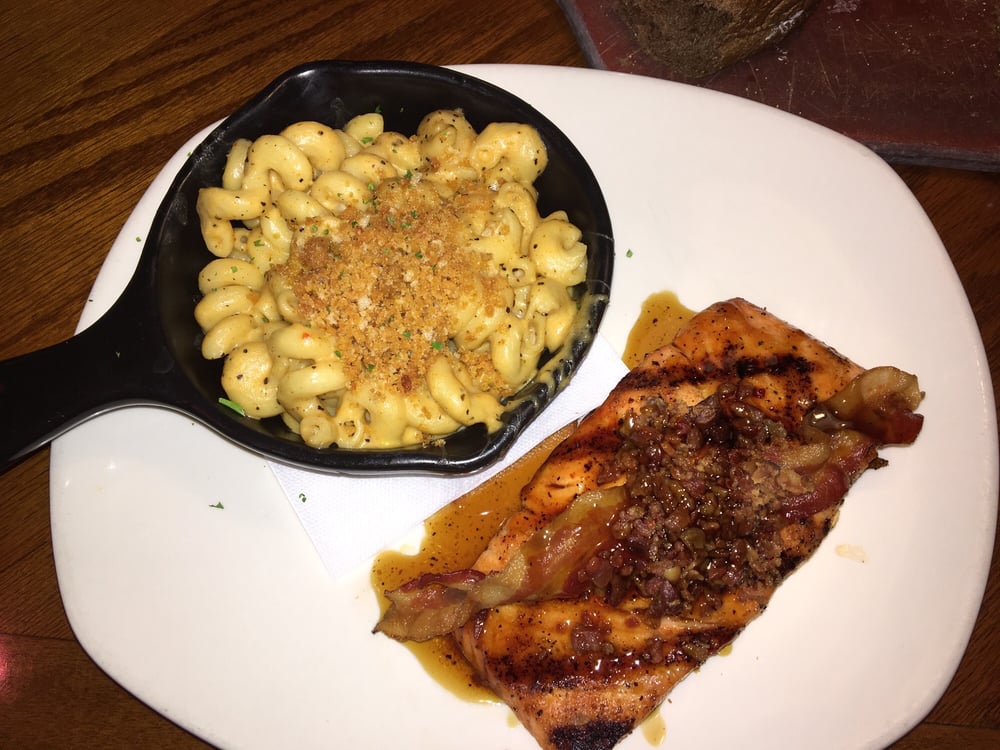 outback bourbon bacon salmon