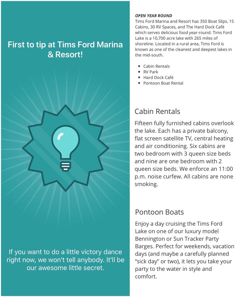 Tims Ford Marina Resort Gift Card Winchester Tn Giftly