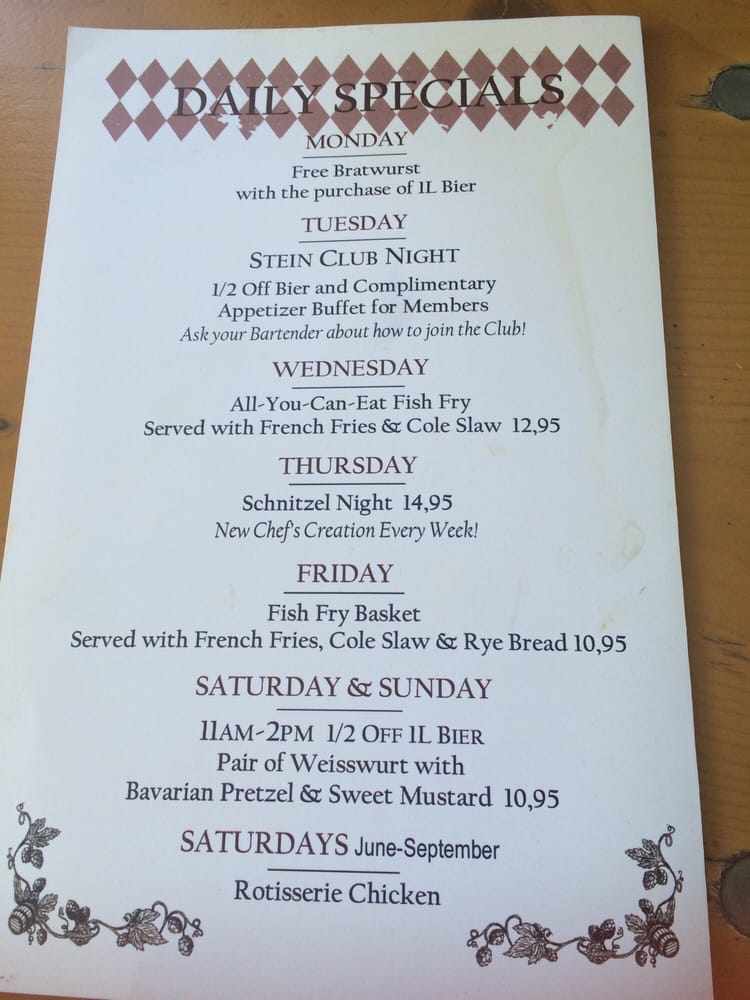Von Rothenburg Bier Stube 48 Photos & 39 Reviews Bars N 116 W 15841 Main St, Germantown