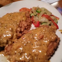 Southern fried chicken thighs....I think.