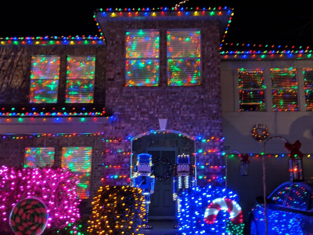 Christmas Lights at Chinati Court