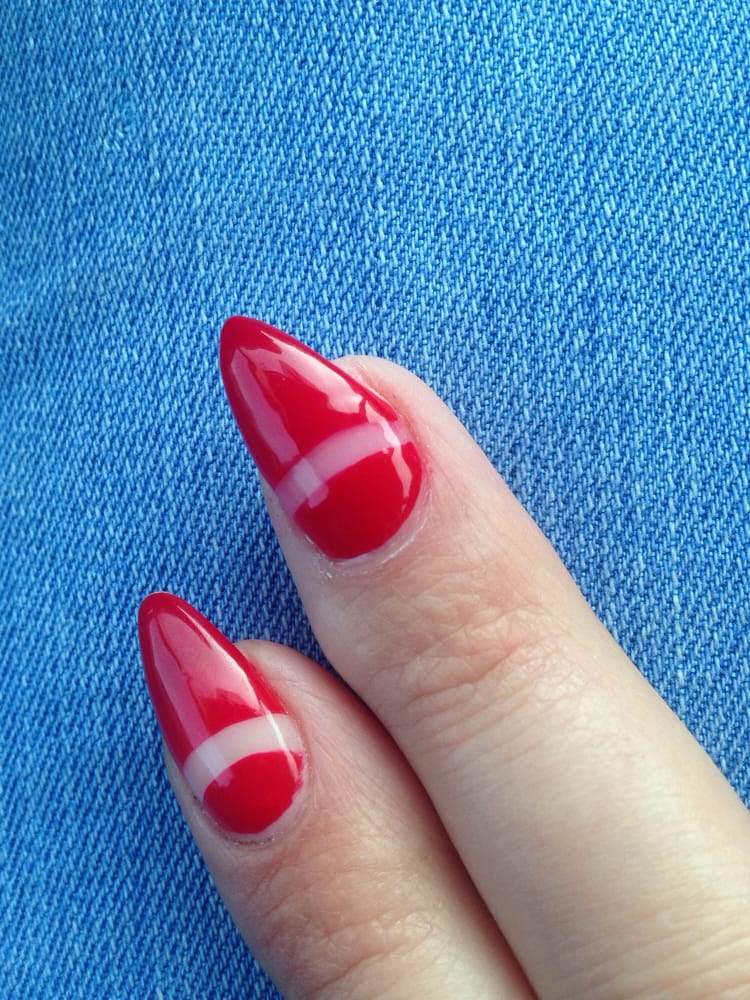 The Fake Nail Is Crooked They Shaved All Of My Nail Off They Really Need Training Yelp