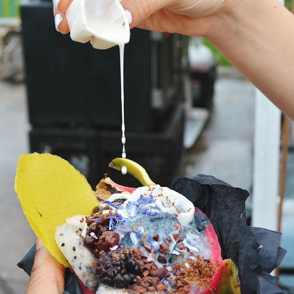 charcoal ice brooklyn cream ice dragon coconut vegan activated charcoal Dark with