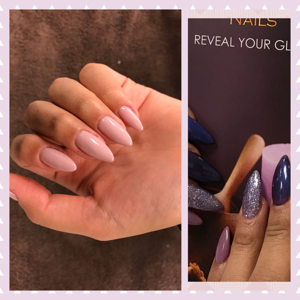 Almond Shape Natural Nails And Acrylic Yelp Photo Of Shine Envision Nails Houston Tx United States Almond Shape Natural