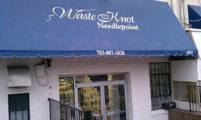 Waste Knot Needlepoint