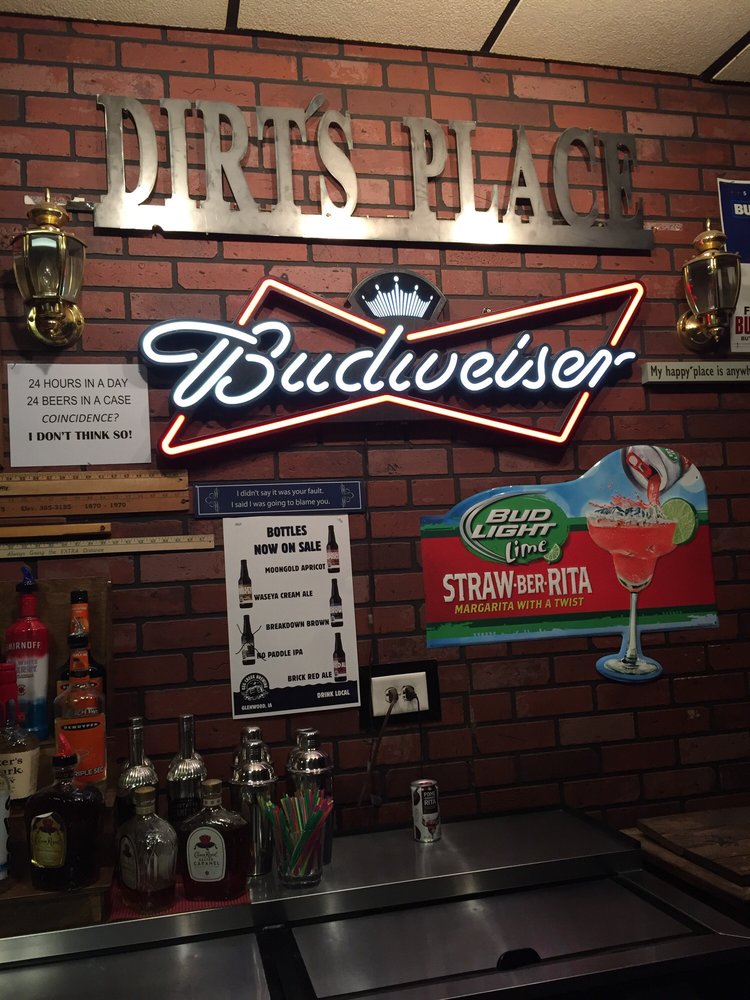 Dirt’s Place Bars 116 N Blossom St, Shenandoah, IA Phone Number