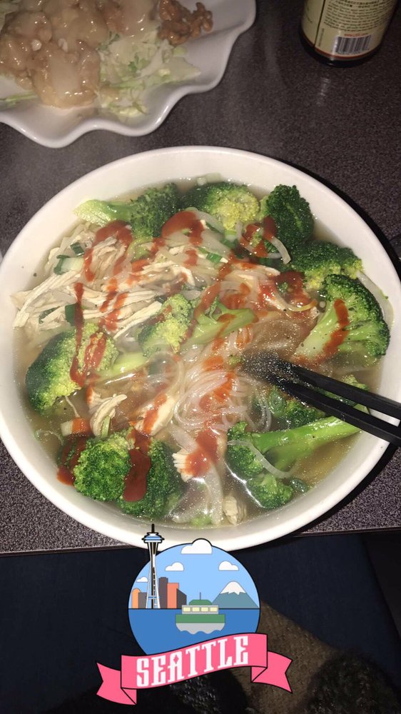 Pho Ga With Broccoli Yelp Photo Of Lotus Asian Kitchen Lounge Seattle Wa United States Pho