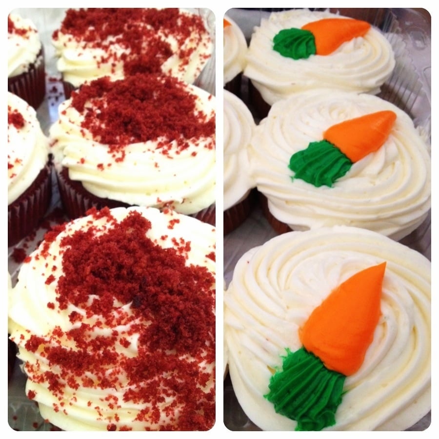 Red velvet and carrot cake Yelp