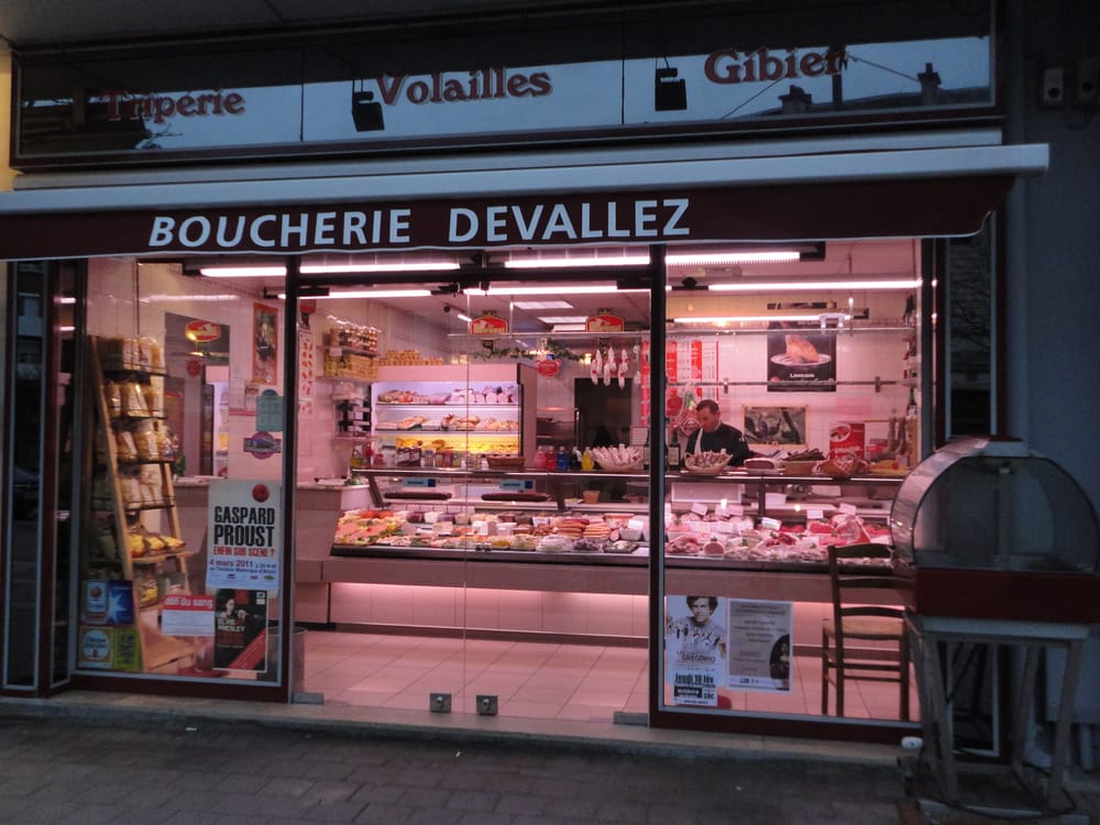 Boucherie Devallez Butcher 77 rue du Quesnoy, Valenciennes, Nord