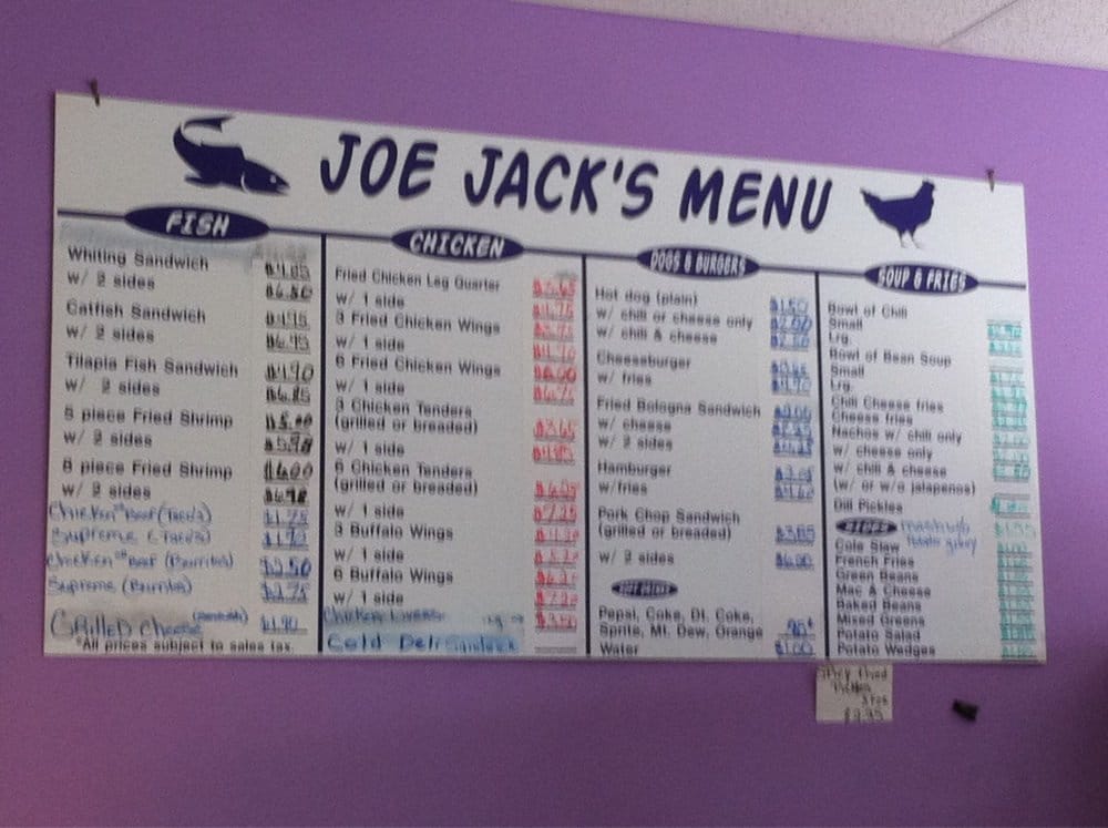 Joe Jack's Fish and Chicken Sha - Chicken Wings - 1424 ...