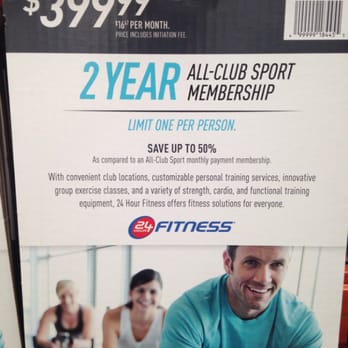 24 Hour Fitness One Year Membership