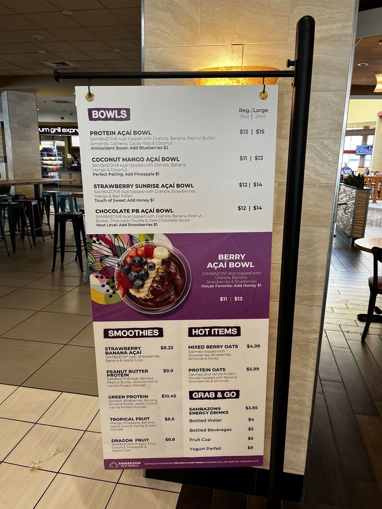 Sambazon Acai Smoothies