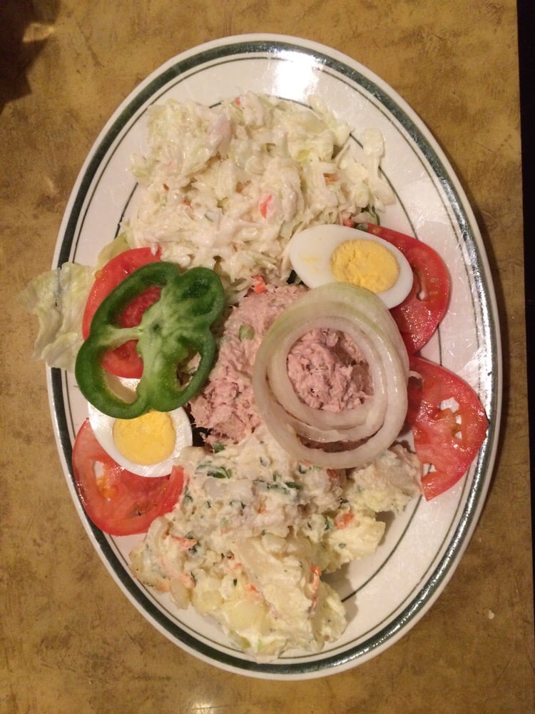 Tuna salad platter, huge! - Yelp