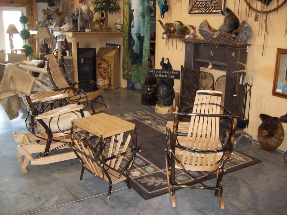 Amish Hickory Oak Gliders And Rockers Yelp Photo Of Great Rustic Furniture Company Sevierville Tn United States Amish Hickory