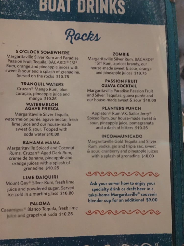 jimmy buffett boat drinks other quot boat drinks quot menu yelp jimmy buffett boat drinks other quot boat drinks quot menu yelp