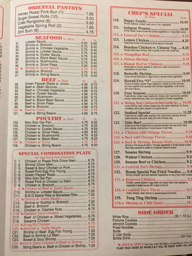 Five Star Chinese