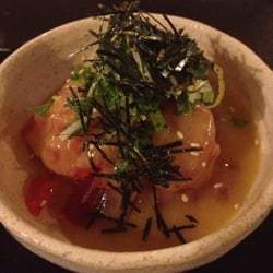 Asakusa - London, United Kingdom. Tuna with soy bean sauce