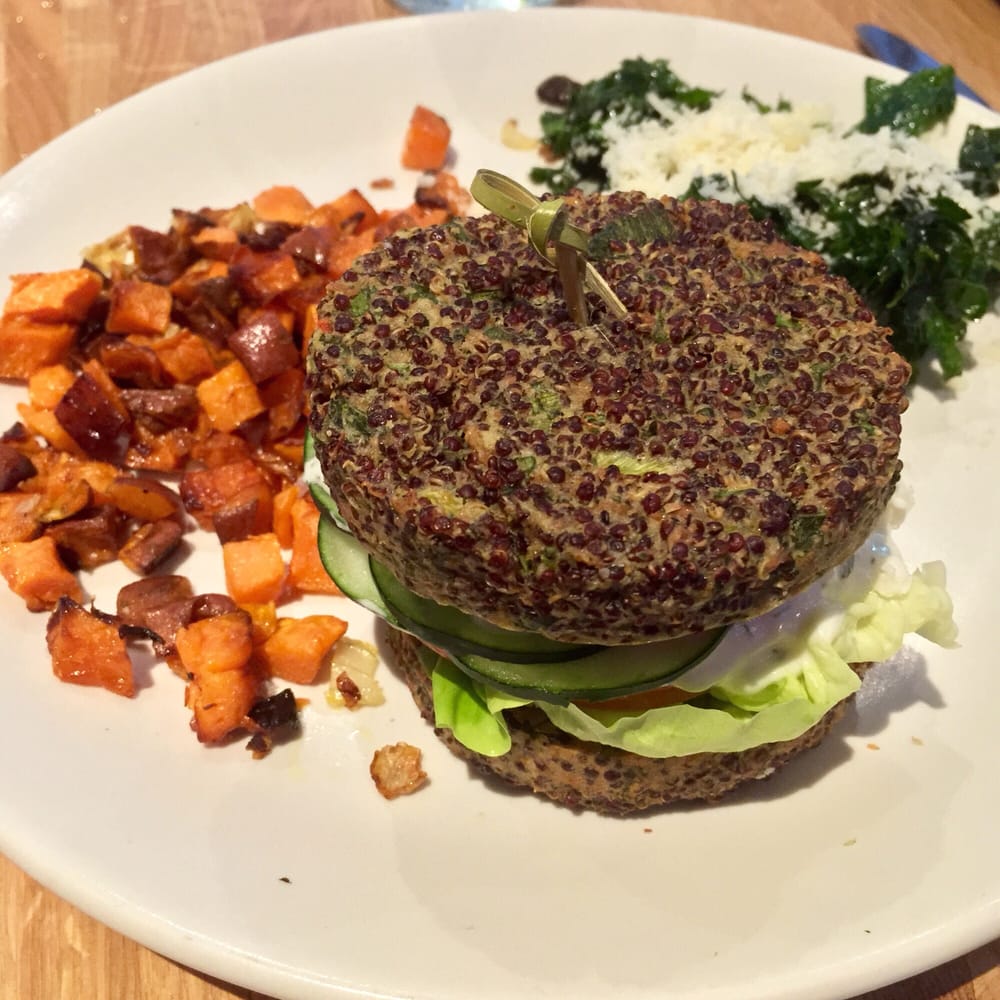 True Food Kitchen Burger inside out quinoa burger - yelp True Food Kitchen Burger inside out quinoa burger - yelp