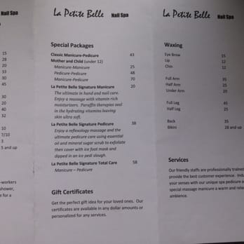La Petite Belle Nail Spa Bellevue La Petite Belle Nail Spa Bellevue