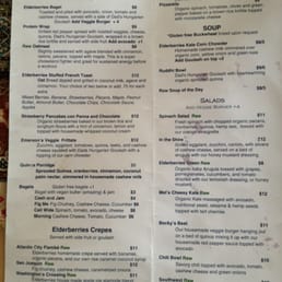 threefold cafe menu