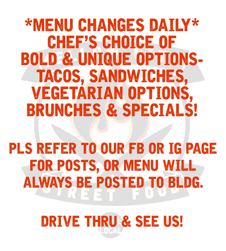 Yellow City Street Food Amarillo Menu Yellow City Street Food Amarillo Menu