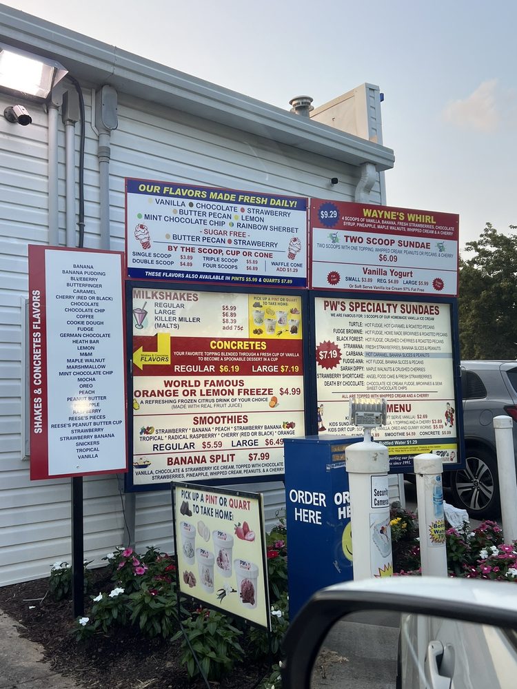 P W's Gourmet Ice Cream