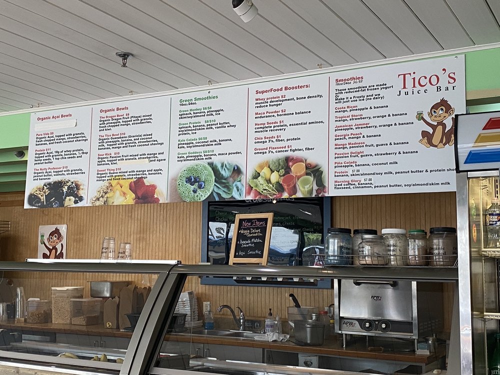 Tico's Eatery and Juice Bar