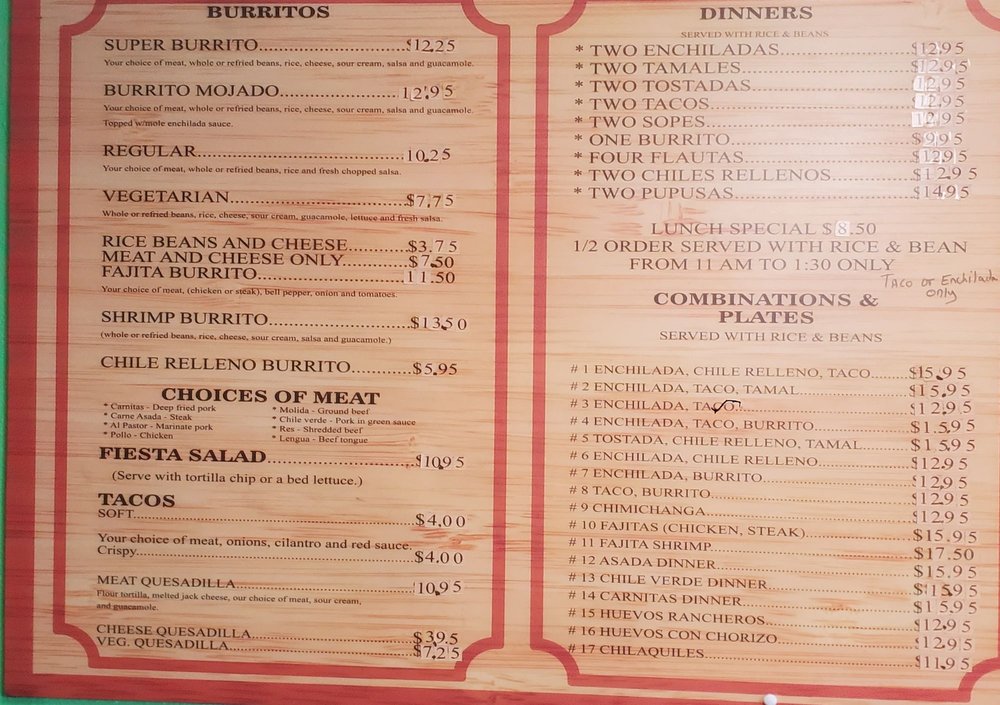 Miravalle Mexican Food