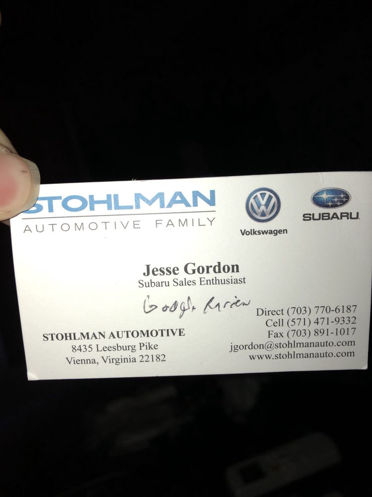 Stohlman Subaru Of Vienna 8435 Leesburg Pike Va