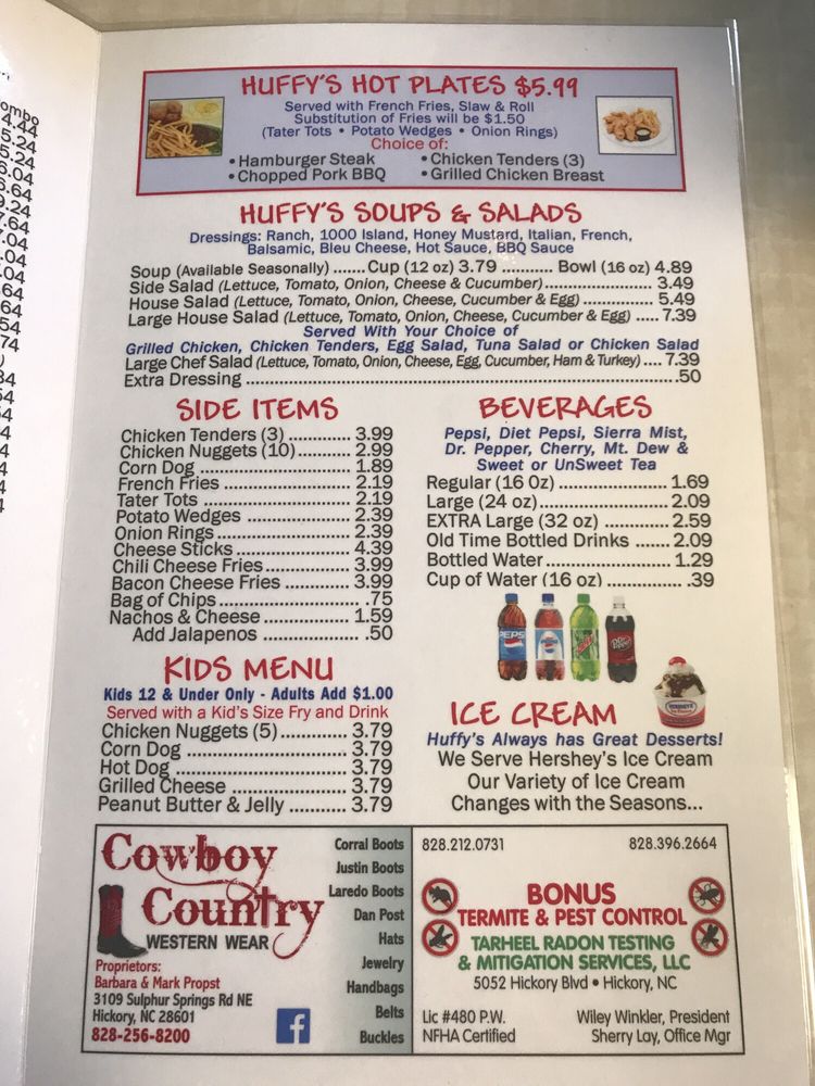 Huffy's Soup, Sandwich, & Ice Cream Shop