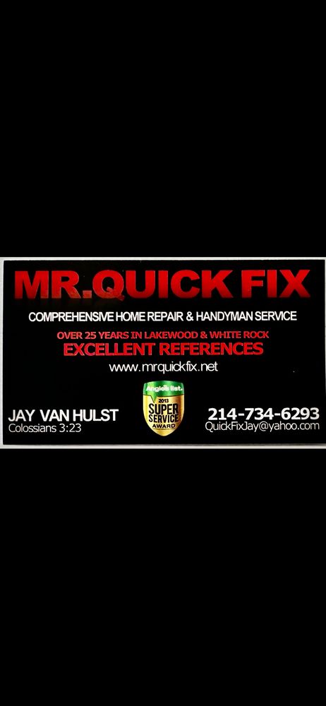Mr QuickFix