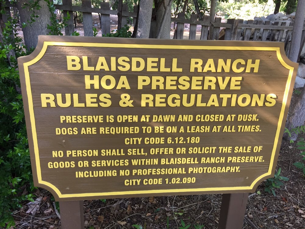 Blaisdell Ranch Preserve Parks Grand Ave & New Orleans Ct