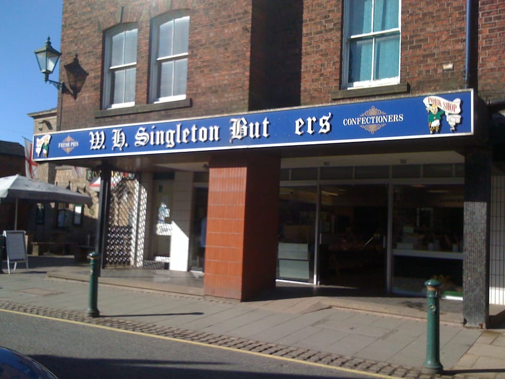W H Singleton Meat Shops High Street, Preston, Lancashire, United