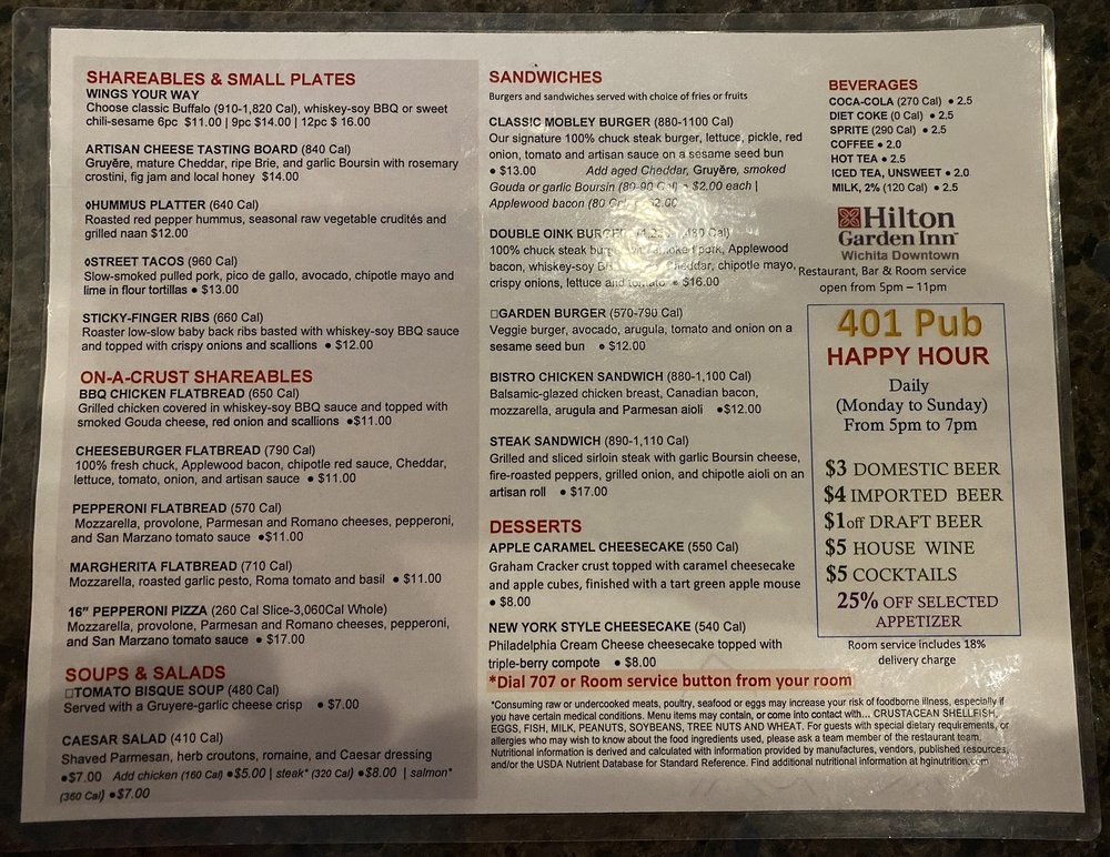 Garden Grille & 401 Pub