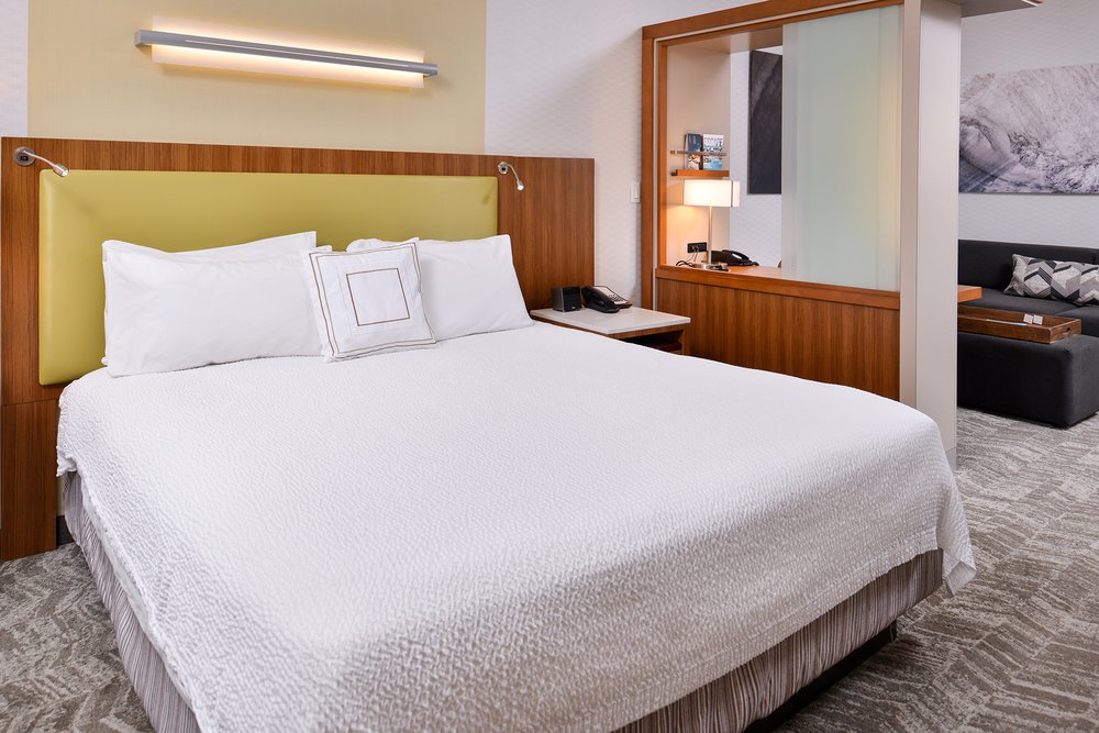 The King Studio Suites Feature Plush Marriott Bedding That