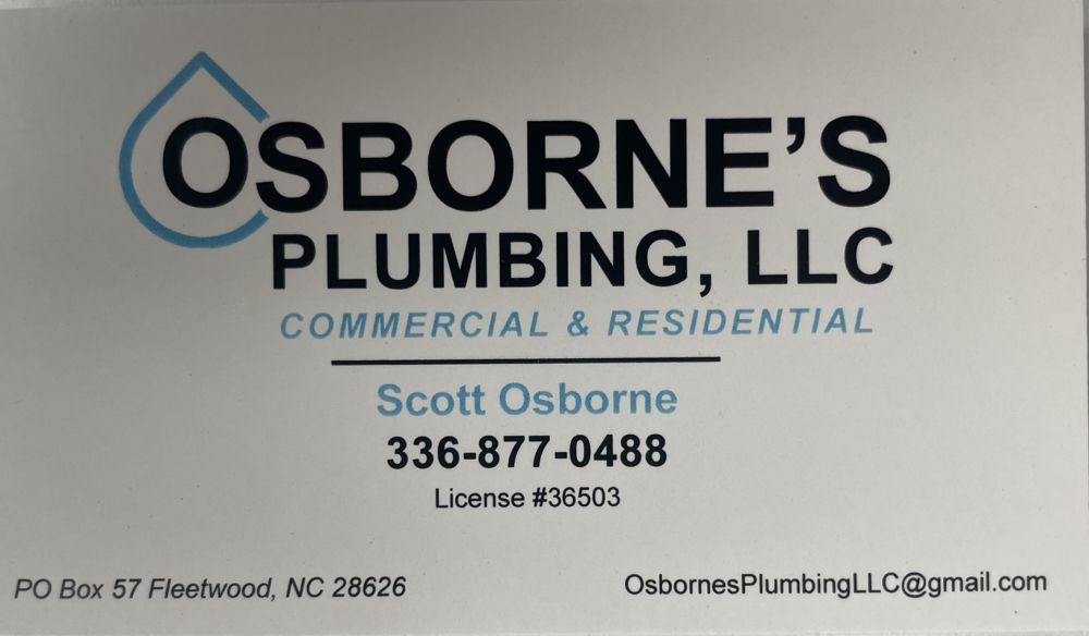 Osborne's Plumbing