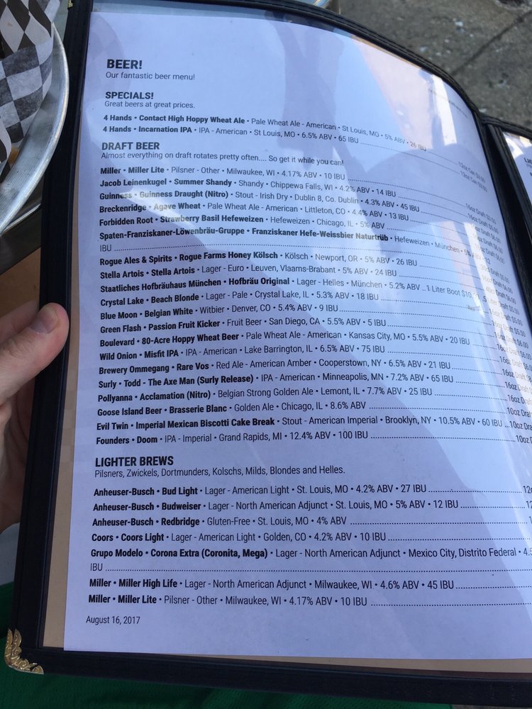 brat haus richmond just one page of the beer menu yelp brat haus richmond just one page of the beer menu yelp